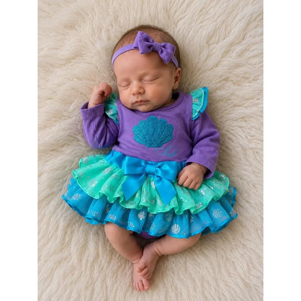 Disney The Little Mermaid Ariel Newborn Onesie Costume